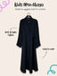 Black - Kids Open Abaya HJ1469