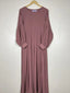 Coral - Pleated Abaya HJ0390