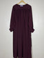 Deep Maroon - Chun Design Abaya HJ0433