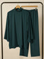 Bottle Green - Modest Co-ord Set HJ1548