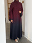 Maroon - Dual Essence Open Abaya HJ1677