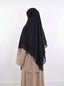Square Chiffon Hijab - Black