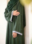 Nisa Luxe Abaya - Olive Green HJ1744