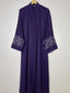 Purple - Sapphire Luxe Abaya HJ1449