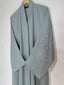 Pistachio - Miral Beads Work Abaya HJ1552