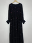 Black - Petals of Dawn Abaya HJ1503