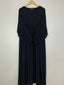 Black - Lace Sleeves Maxi Abaya HJ1561