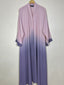 Petal Haze - Ombre Front Open Abaya HJ1560