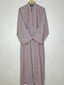 Dusky Rose - Miral Beads Work Abaya HJ1566