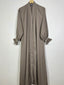 Peanut Brown - Frill & Flourish Abaya HJ1391