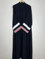Flamingo - White Pleated Modest Abaya HJ0904
