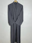 Grey - Serenity Pleat Abaya HJ1407