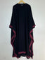 Deep Maroon - Aura Abaya HJ1379