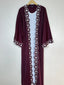 Mulberry - Fleur Embroidered Abaya HJ1717