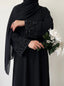 Black - Majesty of Handwork Abaya HJ1534