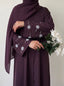 Mulberry - Ravina Handwork Abaya HJ1540