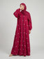 Ruby Red - Signature Bowline Abaya HJ1588