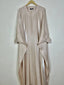 Beige - Nourah Abaya HJ1353