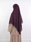 Square Chiffon Hijab - Deep Mauve