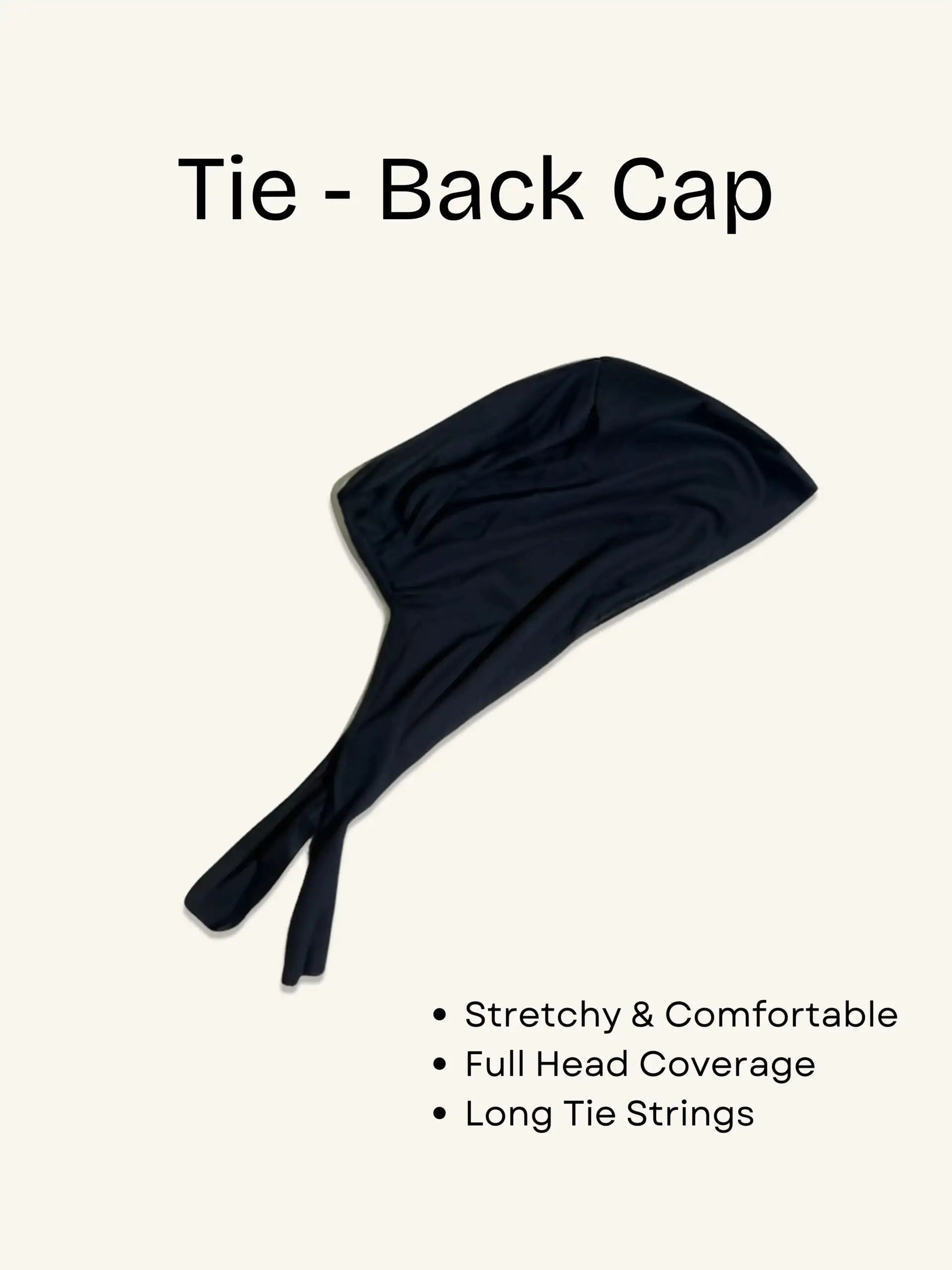 Black - Tie Cap HA098