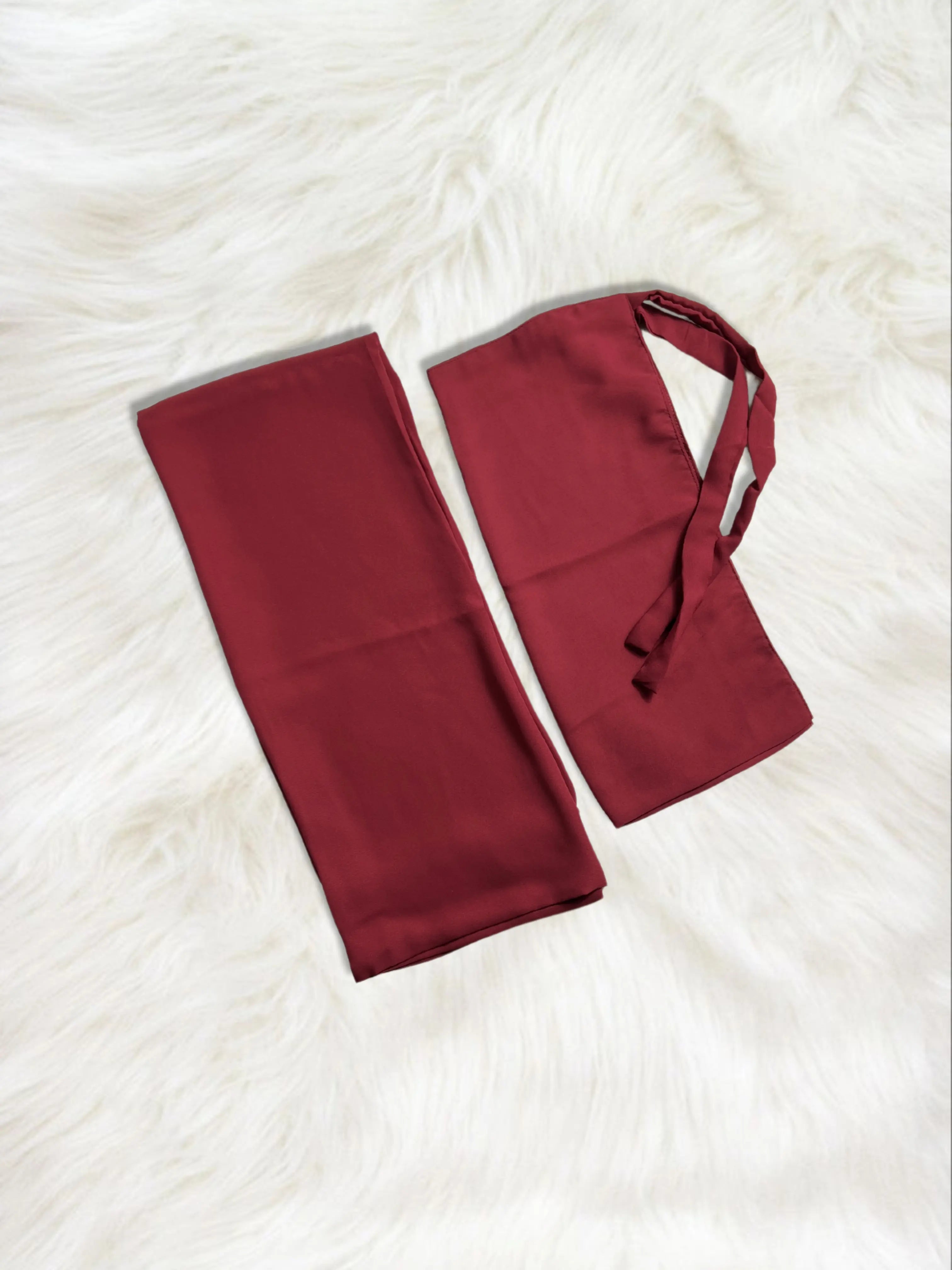 Maroon - Hijab & Niqab Set HA077