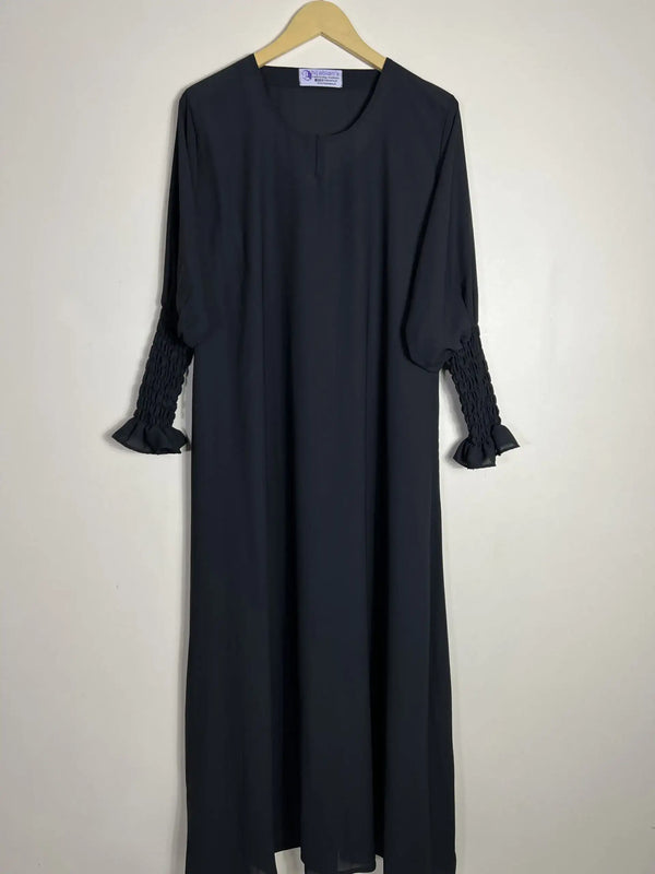 Black - Elegant Maxi Abaya HJ0278