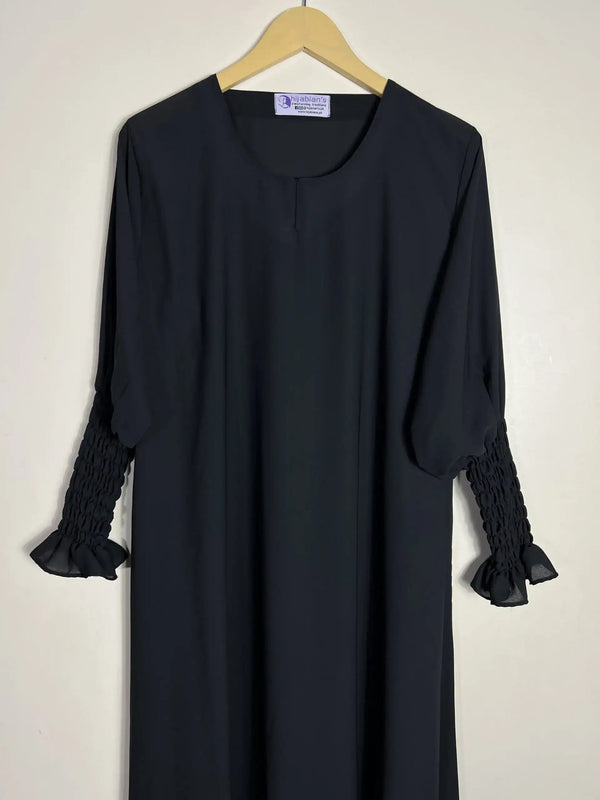 Black - Elegant Maxi Abaya HJ0278