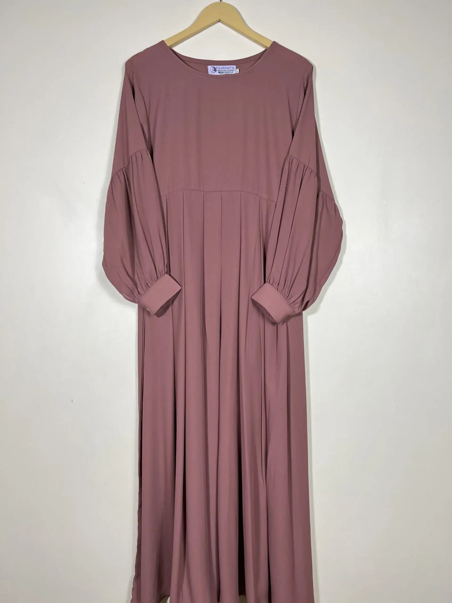 Coral - Pleated Abaya HJ0390