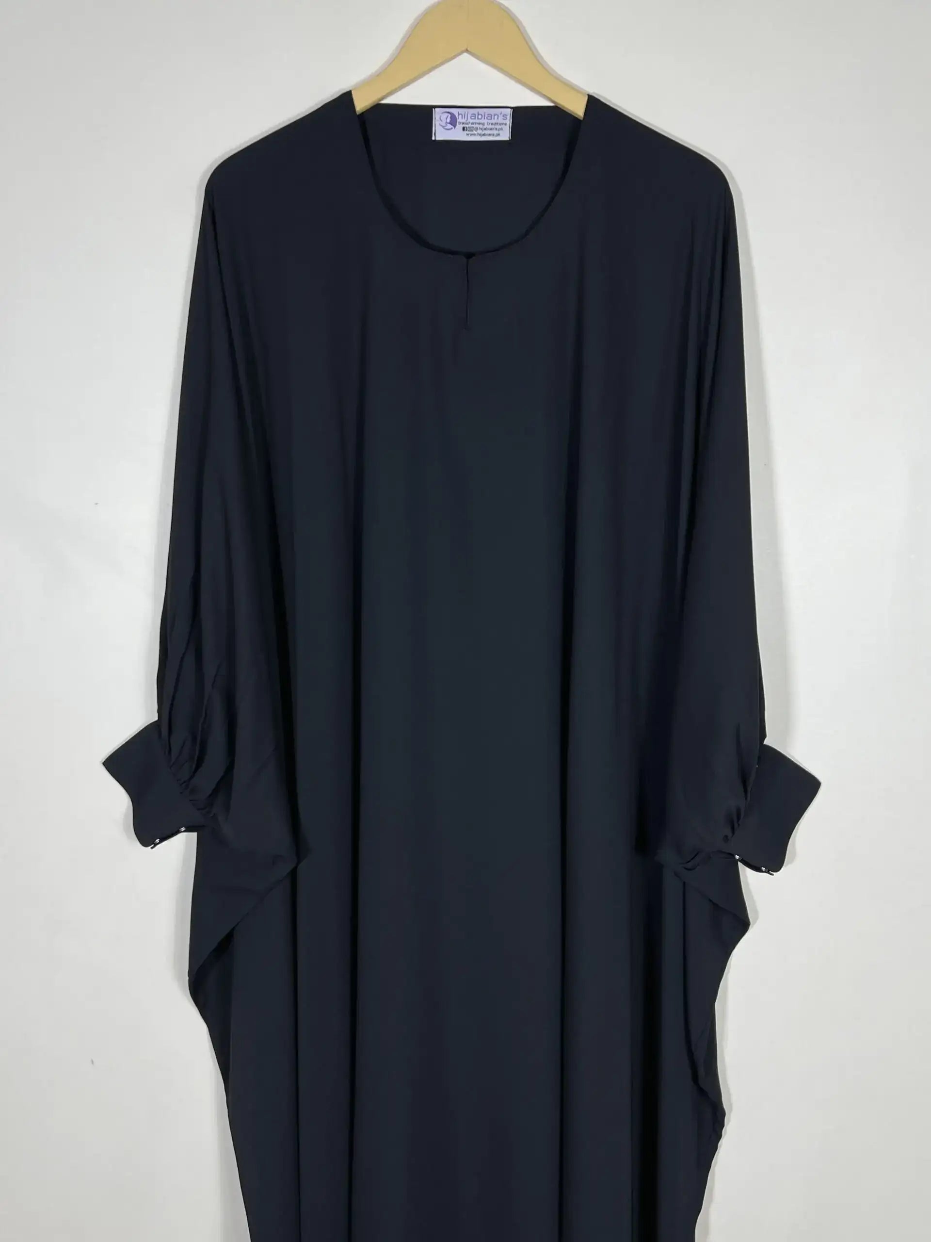 Black - Butterfly Style Abaya HJ0437