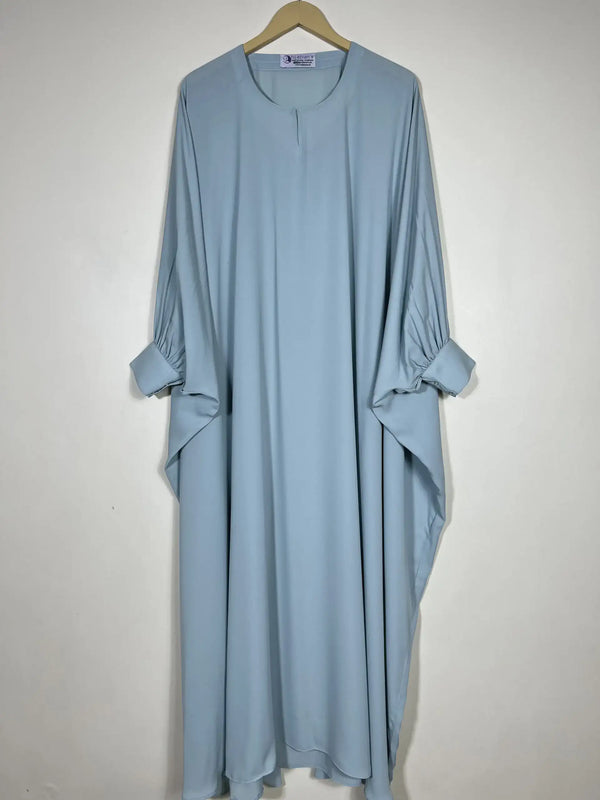 Light Turquoise - Butterfly Style Abaya HJ0438