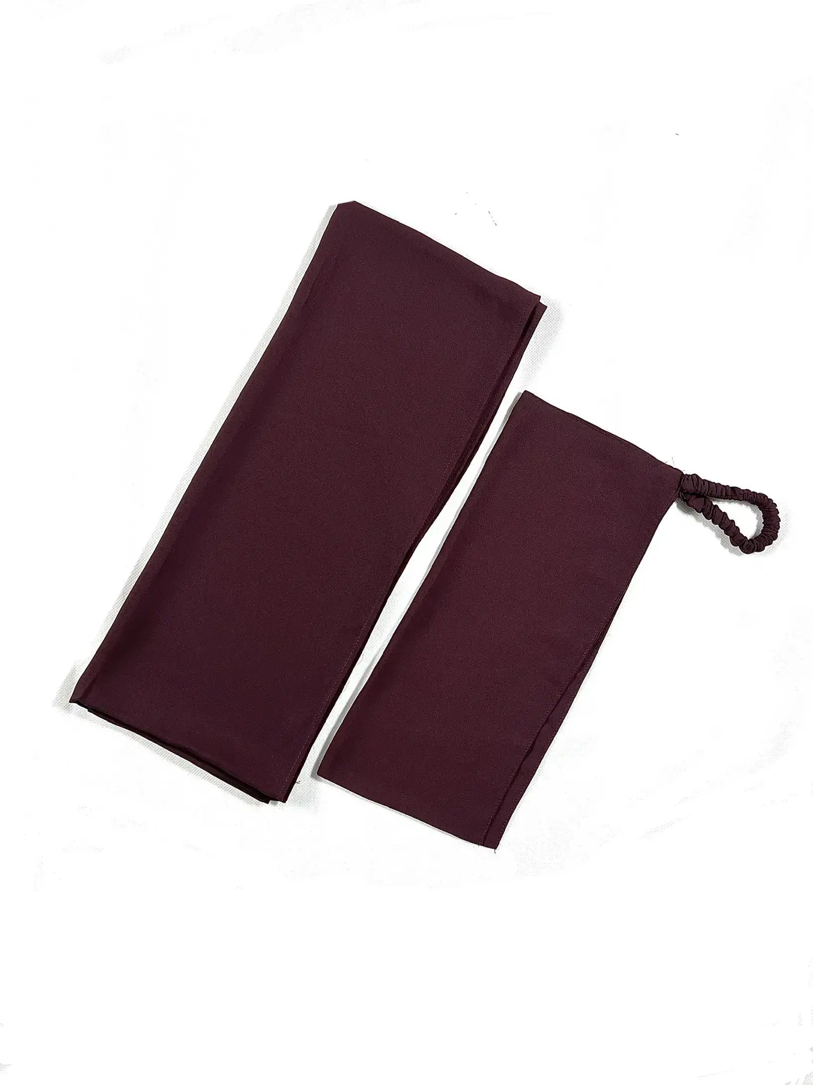 Deep Maroon - Chun Design Abaya HJ0433 Secondary image