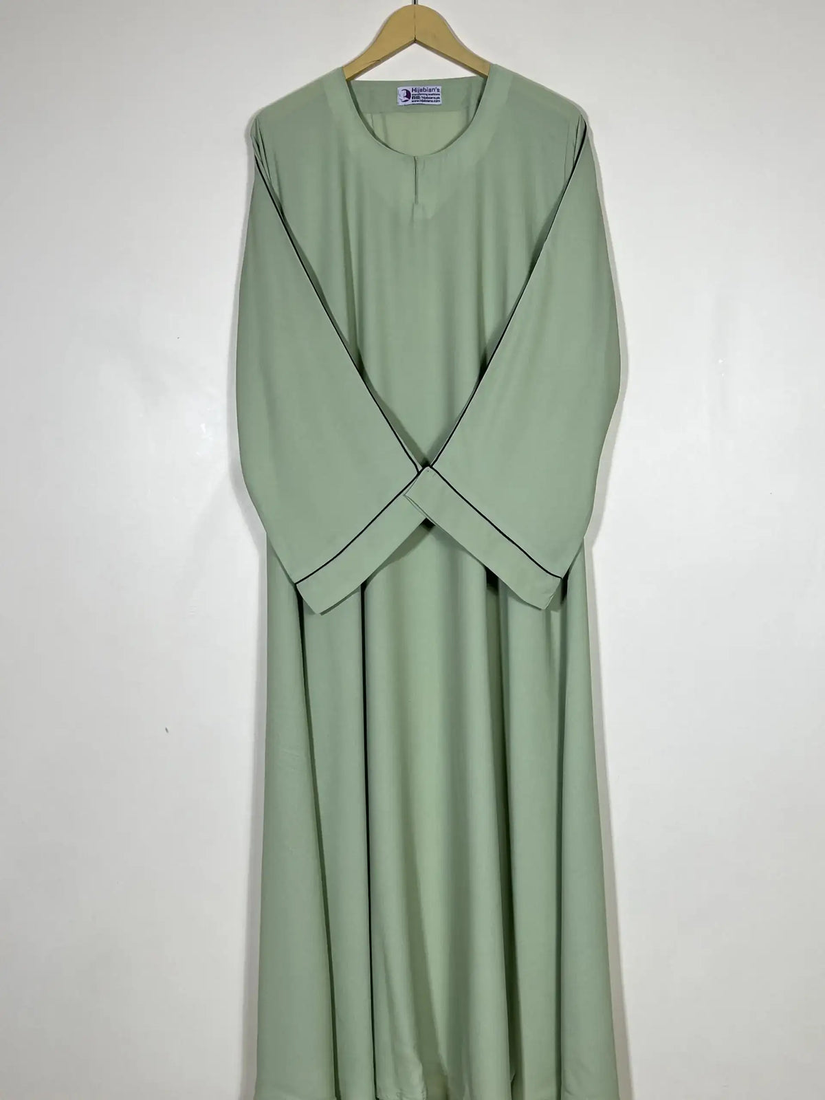 Mint Green - Dori Pipen Maxi Abaya HJ0585 Main image