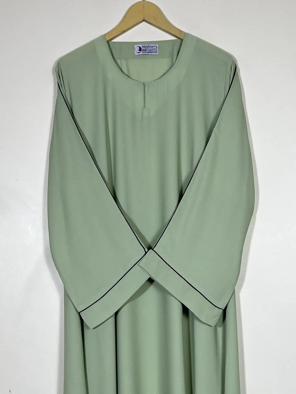 Mint Green - Dori Pipen Maxi Abaya HJ0585