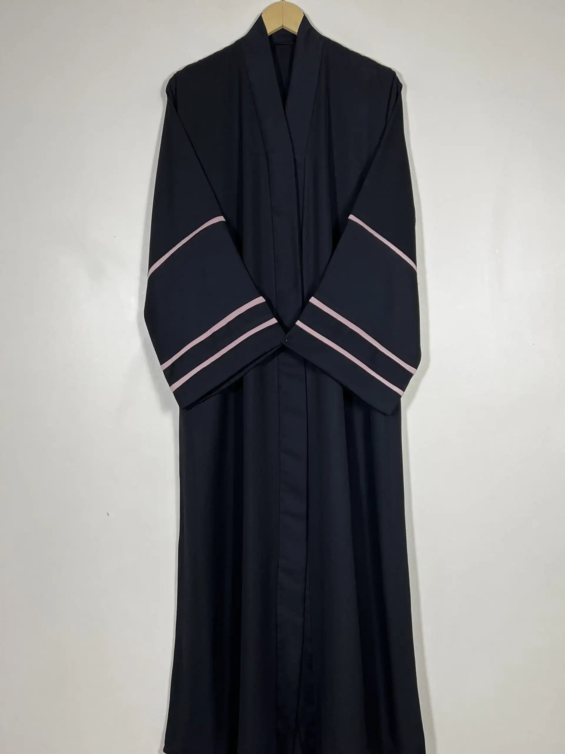 Pink - Pipen Delight Black Abaya HJ0594