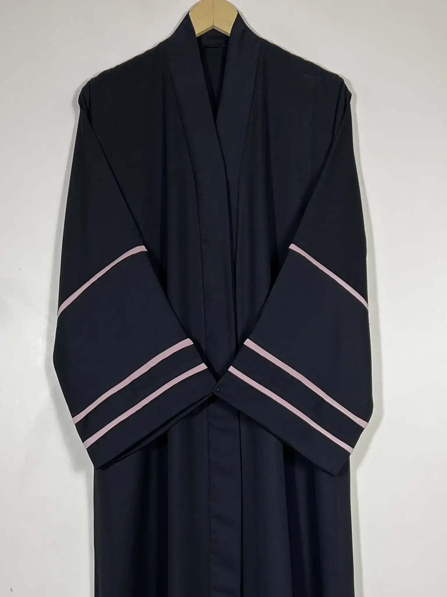 Pink - Pipen Delight Black Abaya HJ0594