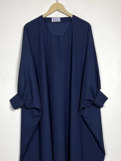 Blue - Butterfly Style Abaya HJ0605