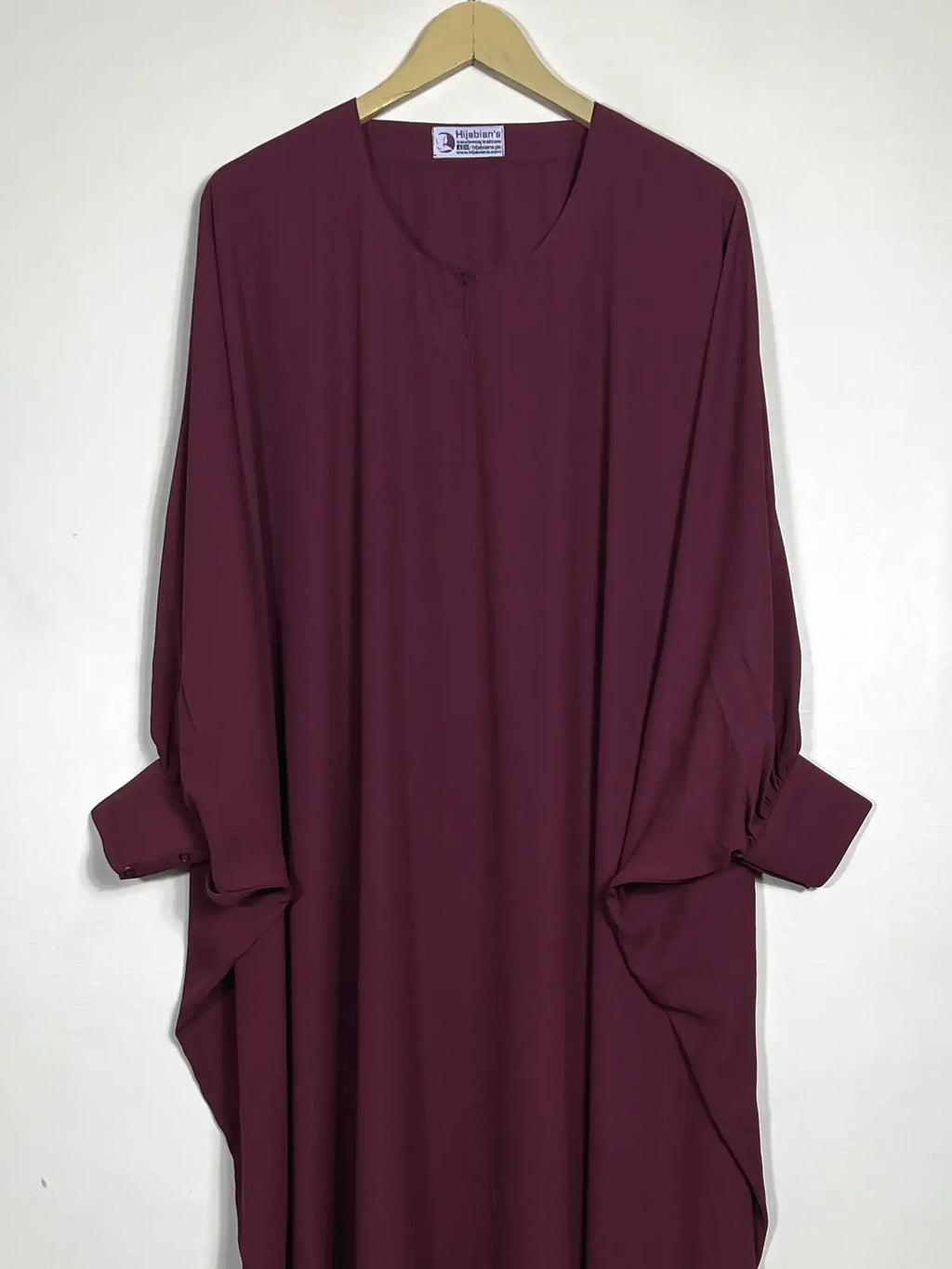 Maroon - Butterfly Style Abaya HJ0604
