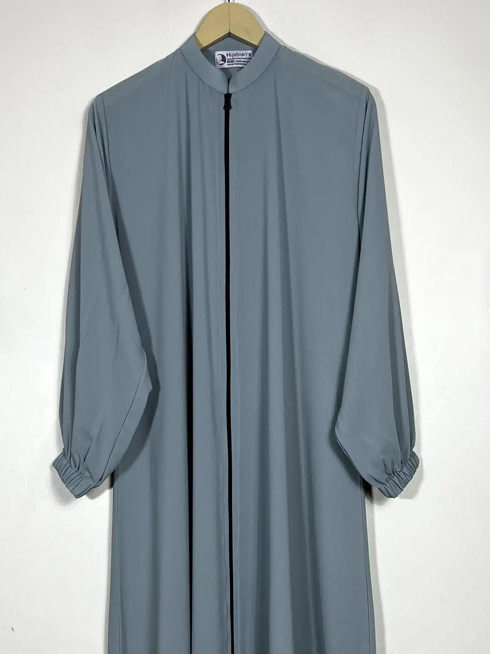 Sage - Zipper with Collar Abaya HJ0601 Secondary image