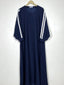 Blue - Pipen Sleeves Maxi Abaya HJ0598