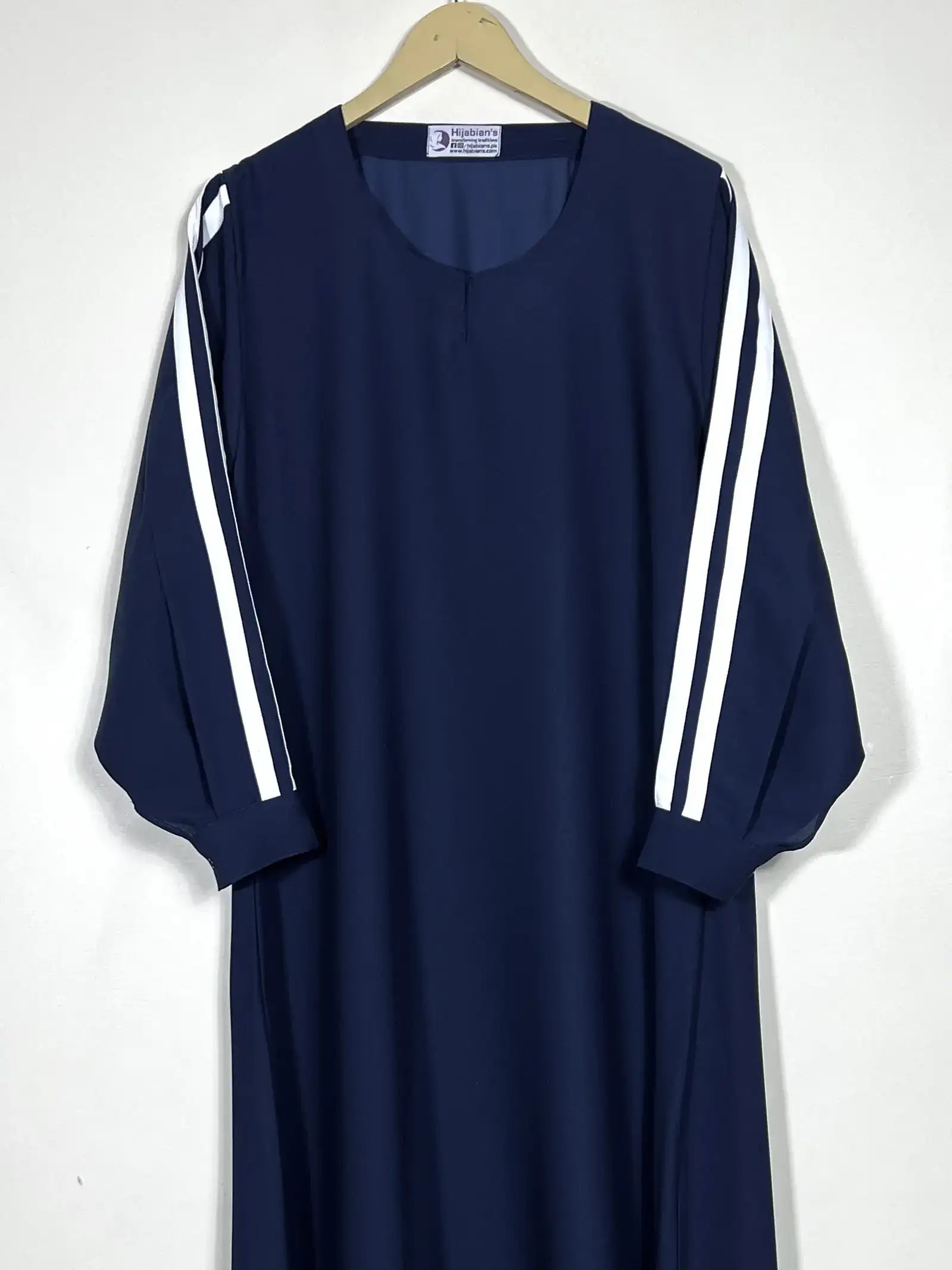 Blue - Pipen Sleeves Maxi Abaya HJ0598 Secondary image