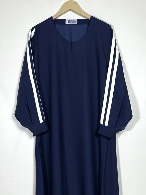 Blue - Pipen Sleeves Maxi Abaya HJ0598