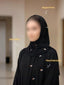 Mustard Embroidery Chiffon Hijab
