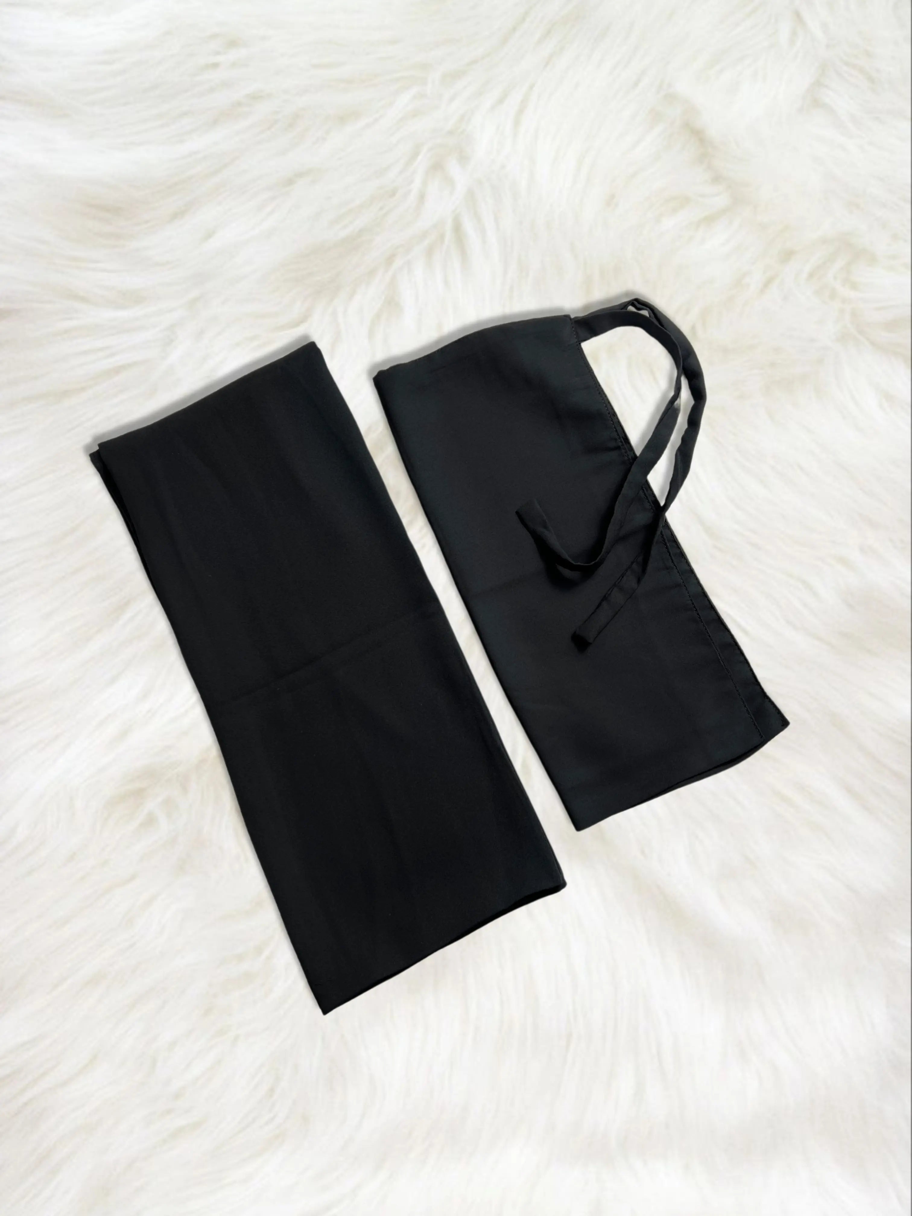 Black - Hijab & Niqab Set HA076