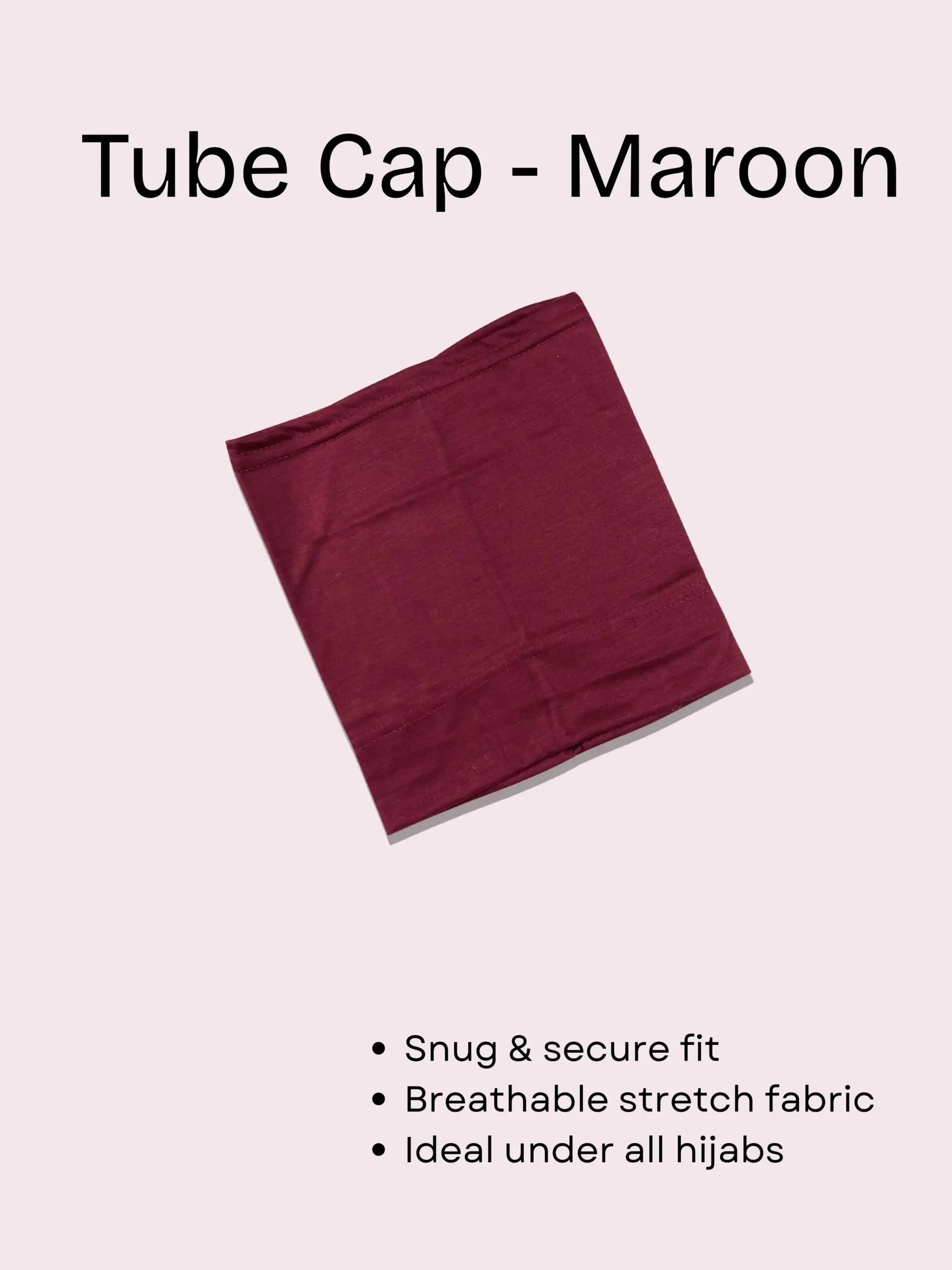 Tube Cap - Maroon HA040
