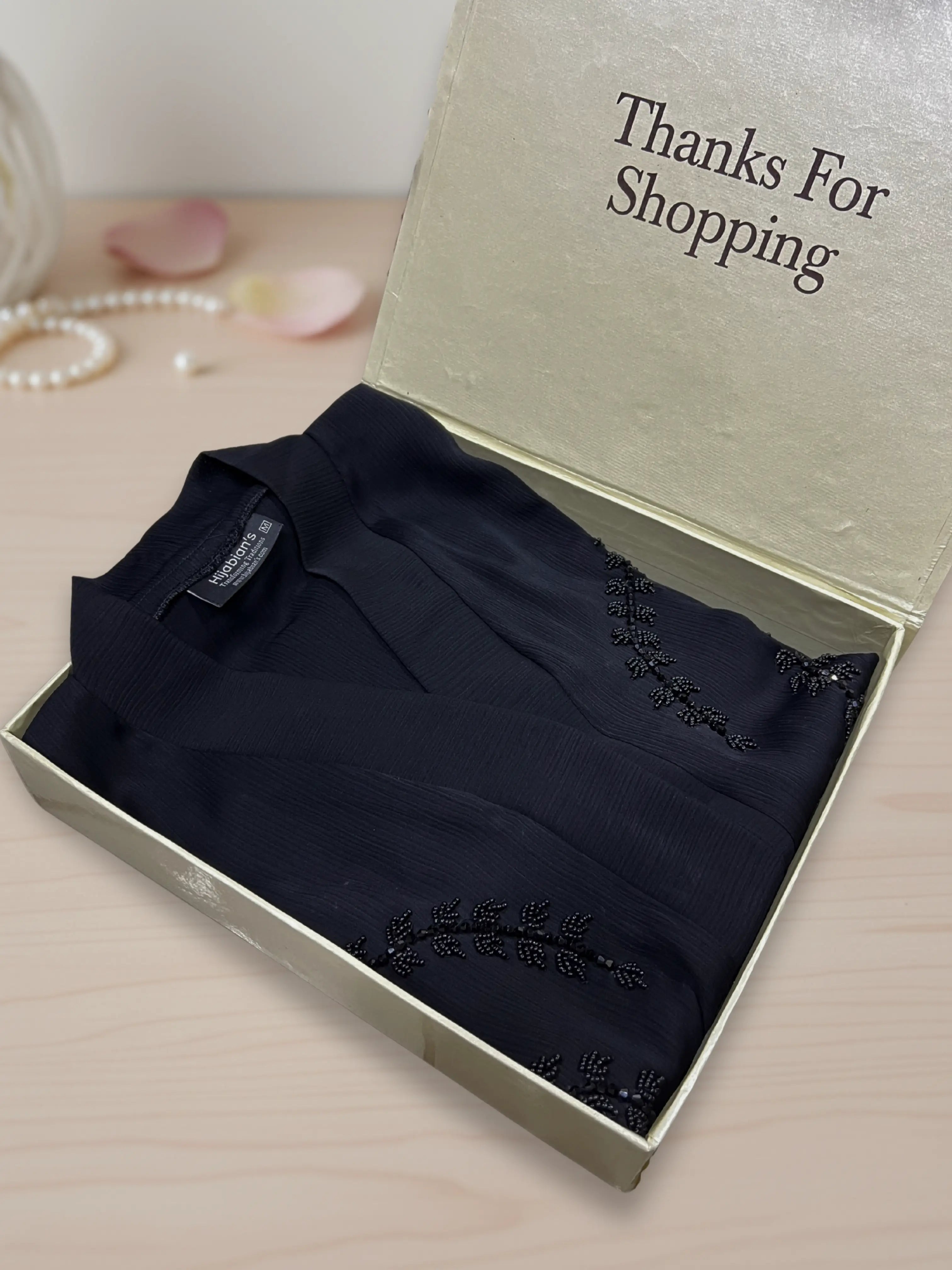 Black - Artistry Abaya HJ1121