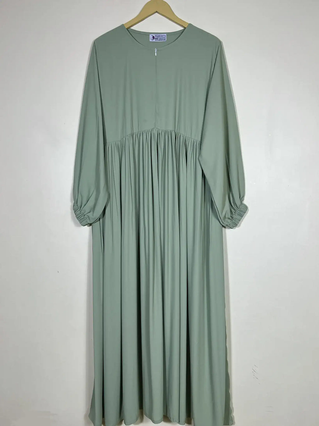 Pistachio - Front Chun Maxi Abaya HJ0523