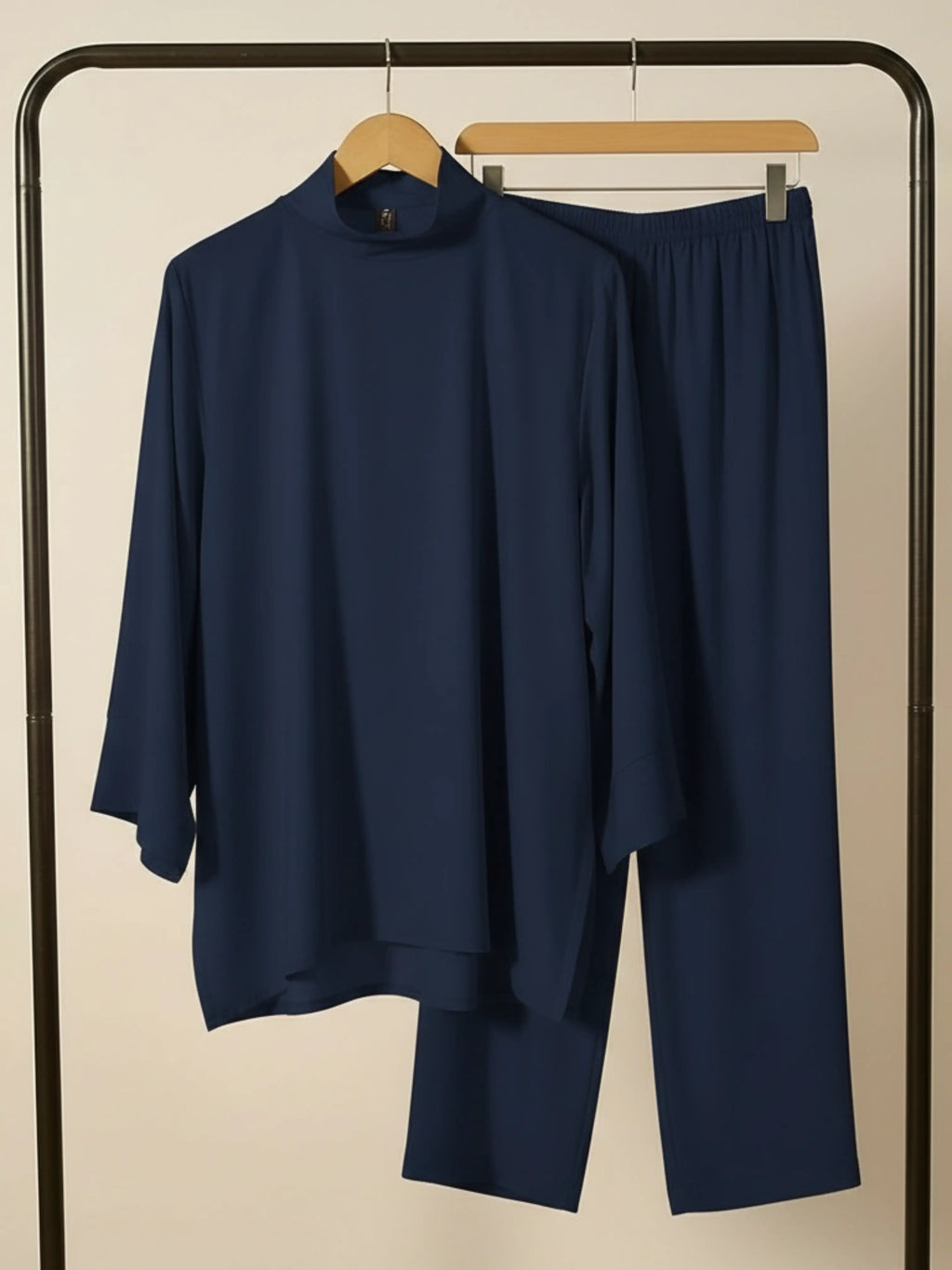 Navy Blue - Modest Co-ord Set HJ1550