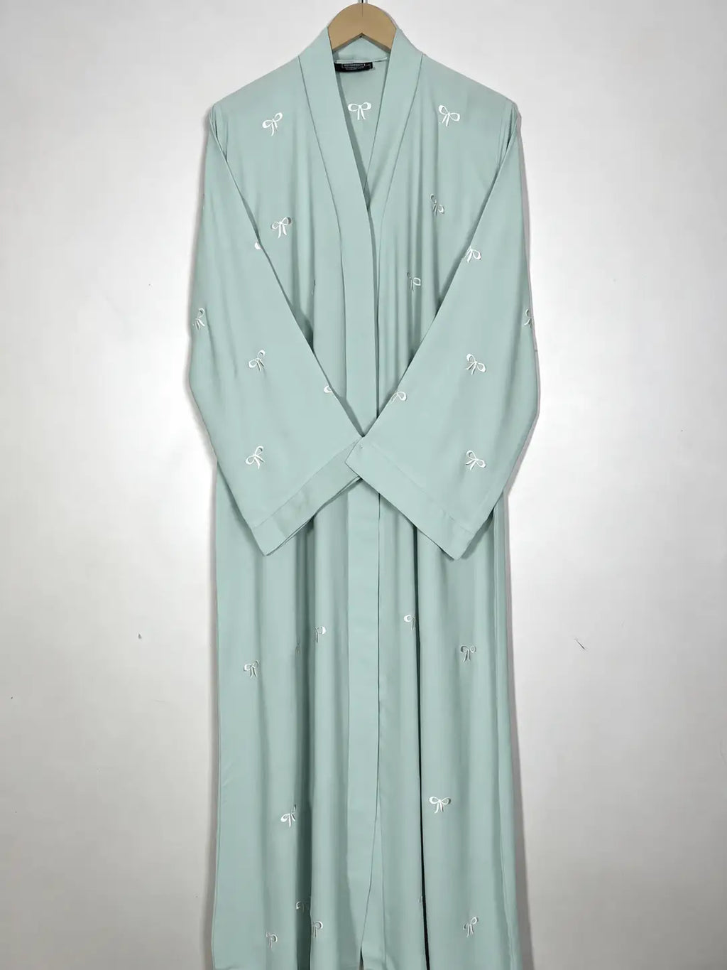 Aqua Mist - Classic Bow Abaya HJ1713