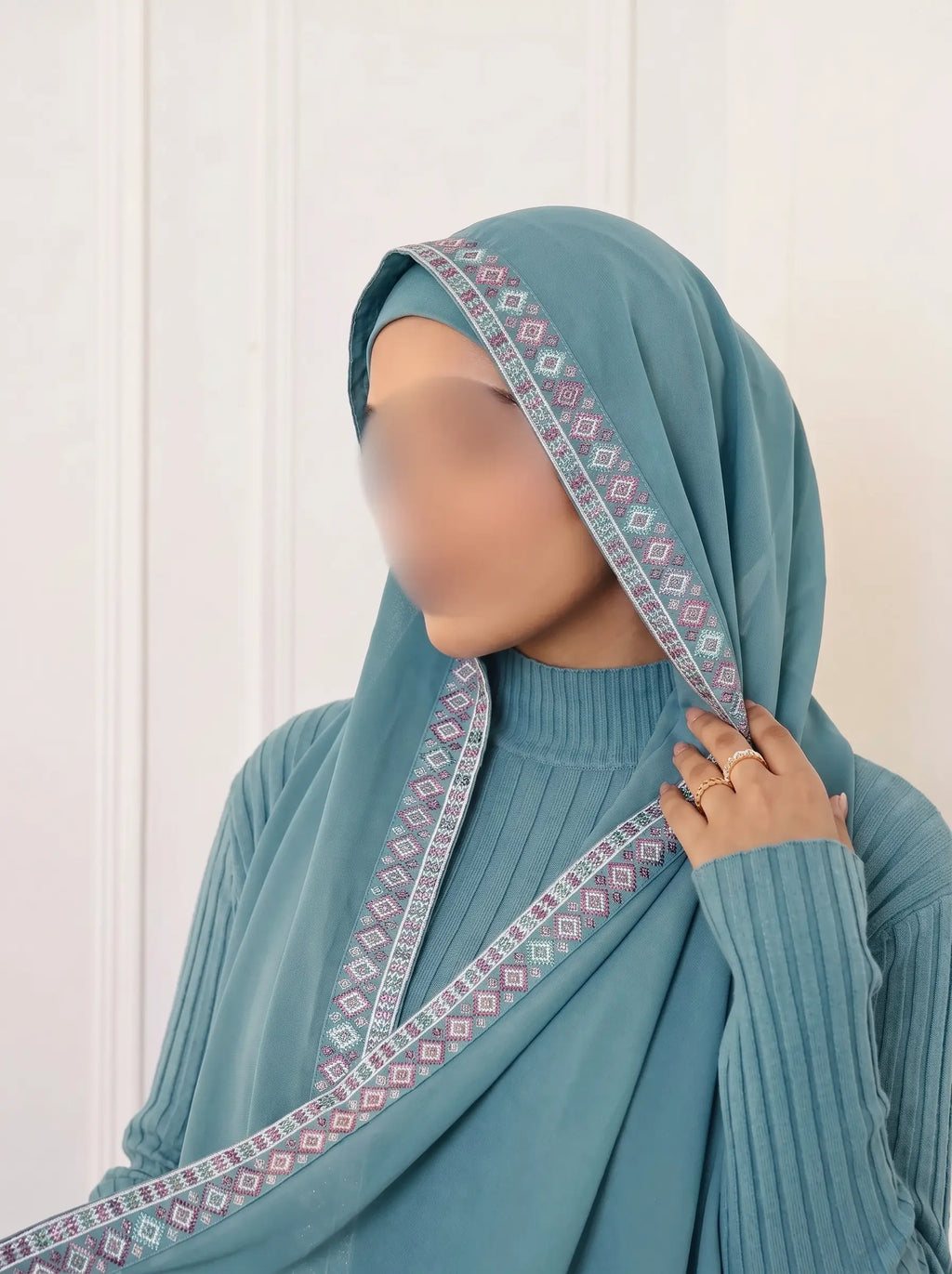 Sage Green - Canvas Layer Abaya HJ1727