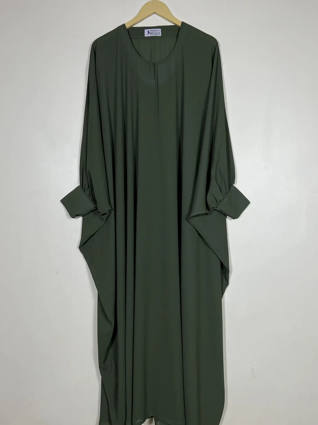Olive Green - Butterfly Style Abaya HJ0520